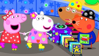 Peppa Pig Goes To The Roller Disco  Kids TV And Stories [upl. by Attirehs]