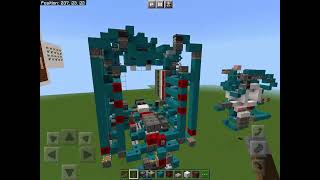 Fast 6x6 Piston Door  MCPE [upl. by Nalda]