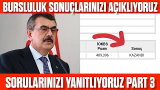 Bursluluk Sınav Sonuçlarınızı Açıklıyoruz PART3 [upl. by Wimsatt702]