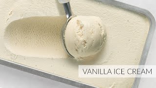 Homemade VANILLA ICE CREAM  no dairy no eggs [upl. by Reinal]