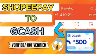 NOT VERIFIED SHOPEEPAY TO GCASH Pwede kaya [upl. by Hollingsworth]