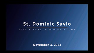 Lord Here I am St Dominic Savio Nov 3 2024 [upl. by Leahcimnhoj324]