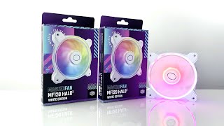 Great Looking Fans  Cooler Master MasterFan MF120 HALO² White Edition [upl. by Esil]