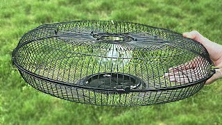 How to make a fish trap from Electric Fan Guard [upl. by Mechling]