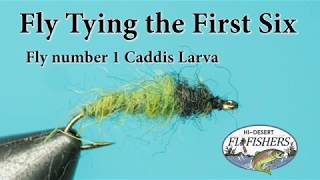 Beginner Tying Course fly 1 Caddis Fly Larva [upl. by Yuht]