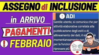 ASSEGNO DI INCLUSIONE FEBBRAIO 2024 ⚠️ NOVITà LAVORAZIONI RICARICA PAGAMENTI ESITI INPS ISEE IMPORTI [upl. by Dieball805]