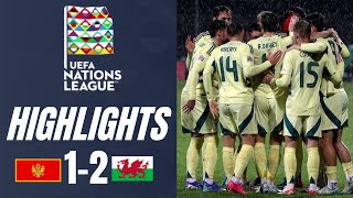 Montenegro vs Wales 12 Highlights UEFA Nations League 202425 [upl. by Sitoiganap522]