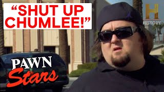 Pawn Stars 4 Times Chumlee Would NOT Stop Talking [upl. by Ennasil]