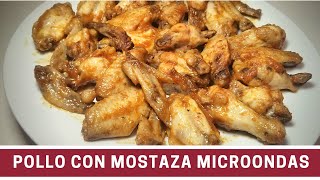 🍽️ POLLO a la MOSTAZA en el MICROONDAS 12 [upl. by Seebeck]