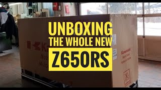 Unboxing Z650RS Kawasaki [upl. by Nythsa199]