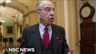 Iowa Sen Chuck Grassley hospitalized for infection [upl. by Htebarual]