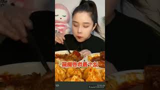 Eating asmr Mukbang food eating pork chops pork belly momos yummy food eating asmr [upl. by Aber419]