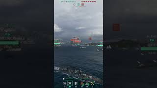 The most satisfying salvo in SINOP  World of Warships worldofwarships shorts [upl. by Dyche449]