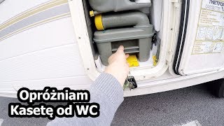 Trzecia Noc w Przyczepie Opróżniam Kasetę od WC Organizuję Wodę i Wylewam Brudy Vlog 75 [upl. by Olive]