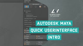 Autodesk Maya UI A Quick Introduction for Beginners [upl. by Acinat]