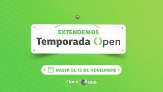 ¡Se extiende la TemporadaOPEN [upl. by Aitnis559]