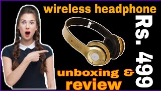 Captcha TRULY WIRELESS S460 Bluetooth Wired amp Wireless Headphones With TF CardMicFM Support [upl. by Ailahs]