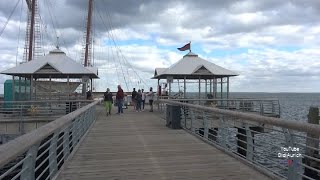 The great pier in Grömitz extends 400 metres into the sea THE pier from which dreams are made [upl. by Yddor]