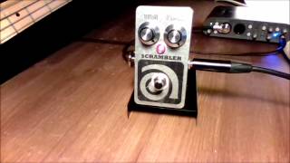 DIY Ampeg Scrambler Fuzz Clone on Bass [upl. by Norvall]