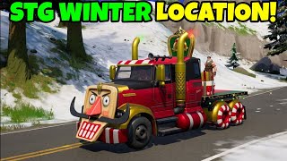 Where to COLLECT an ITEM INSIDE a PRESENT thrown by SGT WINTER Fortnite Winterfest [upl. by Sybil541]