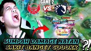 GILA DAMAGE NATAN BUAT BTR TAK BERDAYA  LIQUID VS BTR GAME 2 MPL INDONESIA PLAYOFF [upl. by Gasperoni]