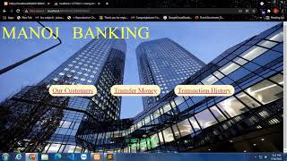 BANKING WEB APPLICATION [upl. by Oruasi]