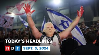 Amid Protests Netanyahu Holds Firm On CeaseFire Deal  NPR News Now [upl. by Lindie]