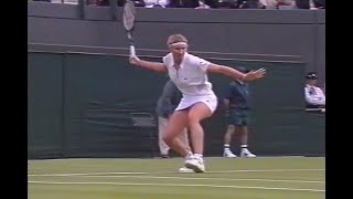 Steffi Graf vs Ludmila Cervanova Wimbledon 1999 R1 [upl. by Halilahk]