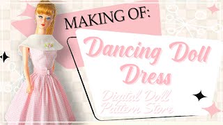 MAKING OF  Dancing Doll Dress Assembling Process [upl. by Hahnert]