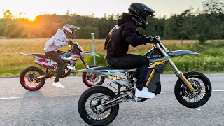 80HP Electric Bike VS 300cc 2Stroke [upl. by Gitlow]