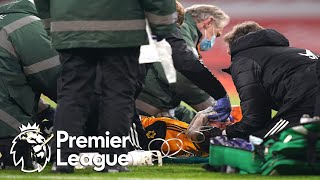 Raul Jimenez recovers from surgery after scary collision with Luiz  Premier League  NBC Sports [upl. by Millian]