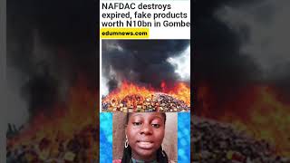 BREAKING🔥NAFDAC CONFRONTS Counterfeit products SELLERS N10b in Gombe GONE [upl. by Valdis926]