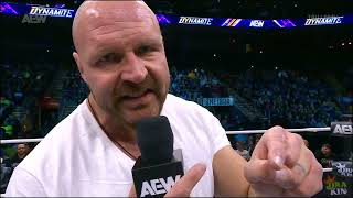 JON MOXLEY SPEAKS ABOUT FULL GEAR  AEW DYNAMITE 11132024 [upl. by Bord566]