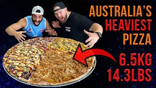 65KG 143LB PIZZA  AUSTRALIAS HEAVIEST PIZZA 30quot  WORLD PIZZA DAY [upl. by Arta]