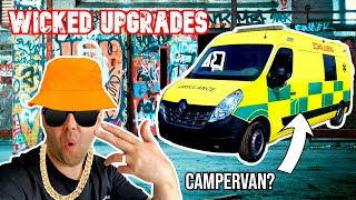 PIMP MY AMBULANCE  Campervan Conversion Build [upl. by Dorcus]