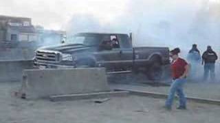 Burnout competition  Tire EXPLODES [upl. by Gusba]