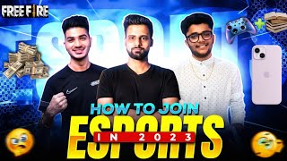 How To Join Free Fire eSports In 2023 😍  How To Become eSport Player 🥺  eSports Kaise Join kare 🤔 [upl. by Friede482]