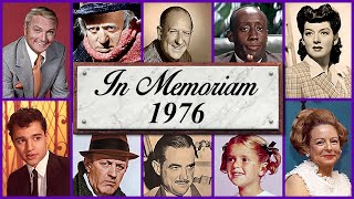 In Memoriam 1976 Famous Faces We Lost in 1976 [upl. by Benedikt]