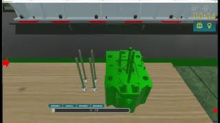 Yanmar diesel generator inlet amp exhaust valves overhauling simulated 3d [upl. by Rabkin]