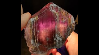 Rare GemQuality Pink Diaspore Color Change Gemstone Csarite 785 ct 553 oz [upl. by Fleisig]