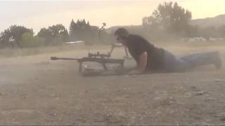 50 Cal Barrett Dust Storm [upl. by Aserret]