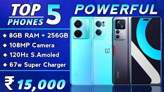 8GB RAM  256GB  Top 5 Powerful Phones Under 15000 in December 2022  Best Smartphone Under 15000 [upl. by Ahsinaw20]