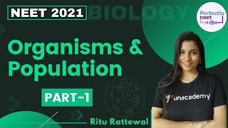 Organisms amp Population  Part 1  NEET 2021  NEET Biology  Ritu Rattewal [upl. by Allimac447]