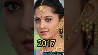 Anushka Shetty  Devasena evolution shorts poojahegde movie song evolution [upl. by Haek517]