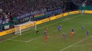 Best Arjen Robben Goal Schalke 01 Bayern DFBPokal semifinal 2010 [upl. by Bray]