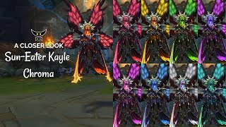 SunEater Kayle Chromas ALL FORMS [upl. by Einnel660]