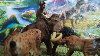 Woolly Mammoth VS Smilodon Pack [upl. by Clarey]