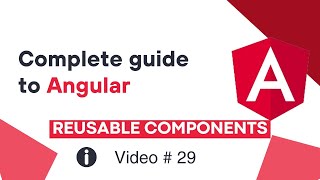 Reusable components in Angular  Code with Kaleem  Video 29 [upl. by Leiruh885]