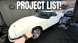 CHEAPEST CORVETTE C4 LIST OF IMPROVEMENTS This thing needs a lot of stuff [upl. by Alfreda953]