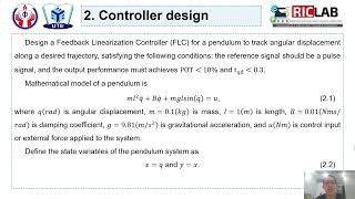 Design a Feedback Linearization Controller FLC for Pendulums [upl. by Rhodia]